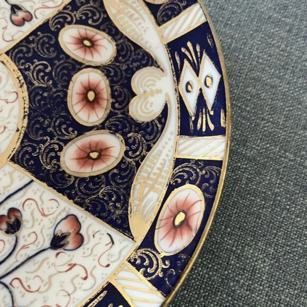 Royal Crown Derby England Traditional Imari 1001/519 Domed Cake Plate 9